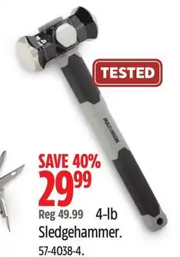 Canadian Tire Sledgehammer offer