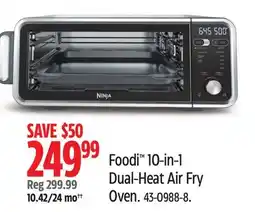 Canadian Tire Foodi 10-in-1 Dual-Heat Air Fry Oven offer