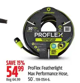 Canadian Tire Yardworks ProFlex Featherlight Max Performance Hose, 50´ offer
