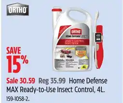 Canadian Tire Ortho MAX Ready-to-Use Insect Control, 4L offer