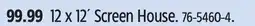 Canadian Tire 12 x 12´ Screen House offer