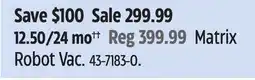 Canadian Tire Matrix Robot Vac offer