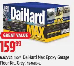 Canadian Tire DaiHard Max Epoxy Garage Floor Kit offer