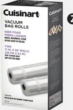 Canadian Tire Cuisinart Preservation Vacuum Sealer Roll, 11˝ x 20´ offer