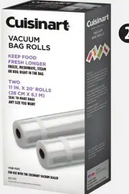 Canadian Tire Cuisinart Preservation Vacuum Sealer Roll, 11˝ x 20´ offer