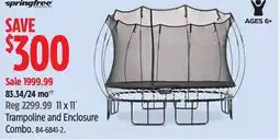 Canadian Tire 11 x 11´ Trampoline and Enclosure Combo offer
