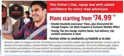 Canadian Tire Roadside Assistance offer