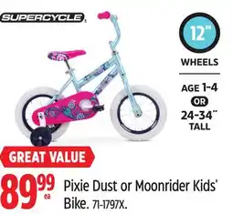 Canadian Tire Pixie Dust or Moonrider Kids' Bike offer