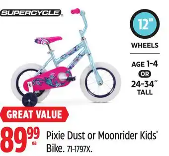 Canadian Tire Pixie Dust or Moonrider Kids' Bike offer