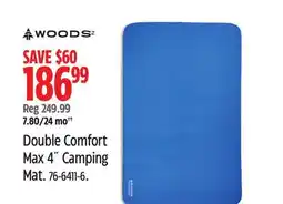 Canadian Tire Double Comfort Max 4˝ Camping Mat offer