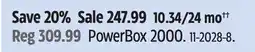 Canadian Tire PowerBox 2000 offer