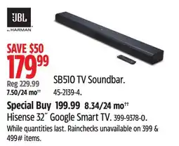 Canadian Tire SB510 TV Soundbar offer