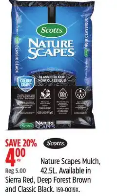 Canadian Tire Nature Scapes Mulch offer
