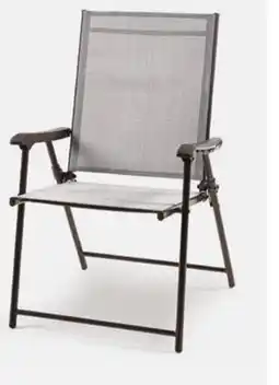 Canadian Tire For-living Folding Sling Chair, Grey offer