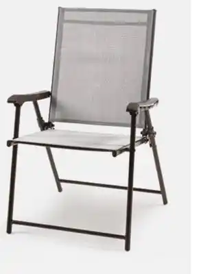 Canadian Tire For-living Folding Sling Chair, Grey offer