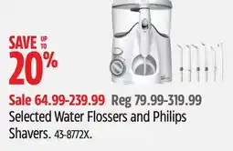 Canadian Tire Philips Selected Water Flossers and Philips Shavers offer