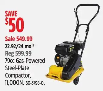 Canadian Tire Steel-Plate Compactor offer