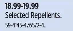 Canadian Tire Selected Repellents offer