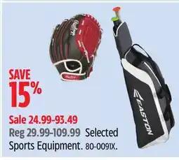 Canadian Tire Selected Sports Equipment offer
