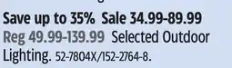 Canadian Tire NOMA Selected Outdoor Lighting offer