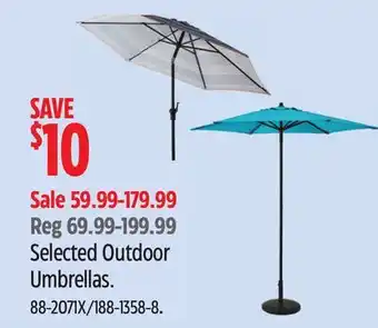 Canadian Tire Selected Outdoor Umbrellas offer