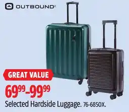 Canadian Tire Outbound Selected Hardside Luggage offer