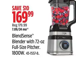 Canadian Tire Ninja Blender with 72-oz Full-Size Pitcher offer