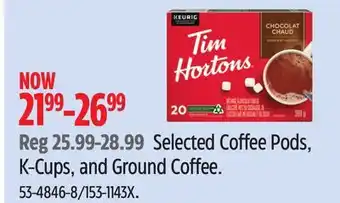 Canadian Tire Keurig Selected Coffee Pods, K-Cups, and Ground Coffee offer