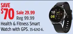 Canadian Tire Health & Fitness Smart Watch with GPS offer