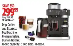 Canadian Tire Drip Coffee and Espresso Pod Machine offer