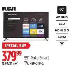 Canadian Tire 55˝ Roku Smart TV offer