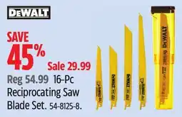 Canadian Tire Reciprocating Saw Blade Set offer