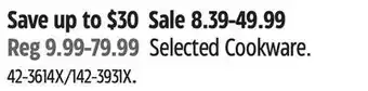 Canadian Tire Master Chef Selected Cookware offer