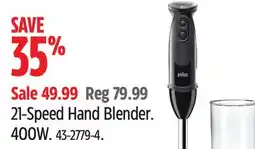 Canadian Tire Braun 21-Speed Hand Blender offer