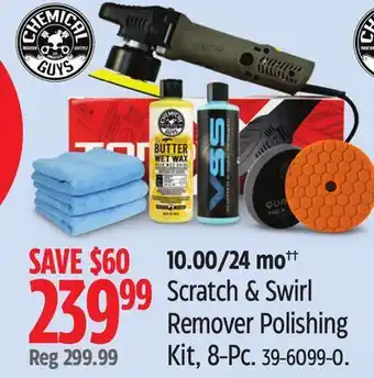 Canadian Tire Scratch & Swirl Remover Polishing Kit, 8-Pc offer