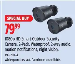 Canadian Tire 1080p HD Smart Outdoor Security Camera offer