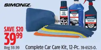Canadian Tire Simoniz Complete Car Care Kit, 12-Pc offer