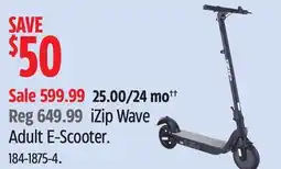 Canadian Tire iZip Wave Adult E-Scooter offer