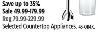 Canadian Tire Selected Countertop Appliances offer