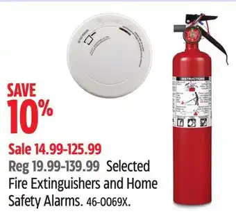 Canadian Tire Selected Fire Extinguishers and Home Safety Alarms offer