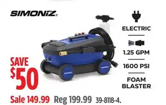 Canadian Tire SIMONIZ ELECTRIC offer