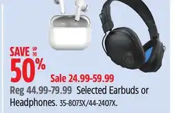 Canadian Tire Bluehive Selected Earbuds or Headphones offer