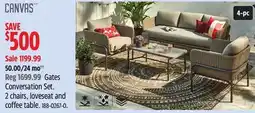 Canadian Tire CANVAS Gates Conversation Set offer