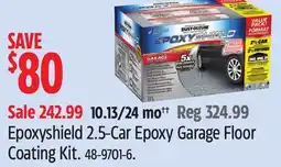 Canadian Tire Epoxyshield 2.5-Car Epoxy Garage Floor Coating Kit offer
