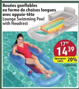 Sushi Shop Lounge Swimming Pool with Headrest offer