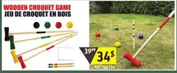 Sushi Shop WOODEN CROQUET GAME offer