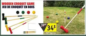 Sushi Shop WOODEN CROQUET GAME offer