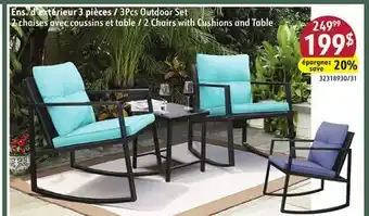 Sushi Shop 3Pcs Outdoor Set offer