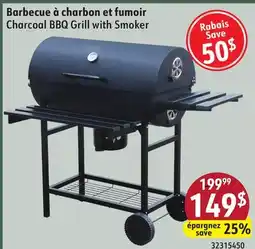 Sushi Shop Charcoal BBQ Grill with Smoker offer