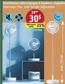 Sushi Shop Telescopic Fan with Height Adjustable offer